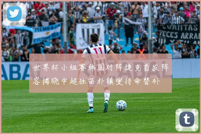 世界杯小组赛韩国对阵捷克首发阵容揭晓中超独苗朴镇燮待命替补
